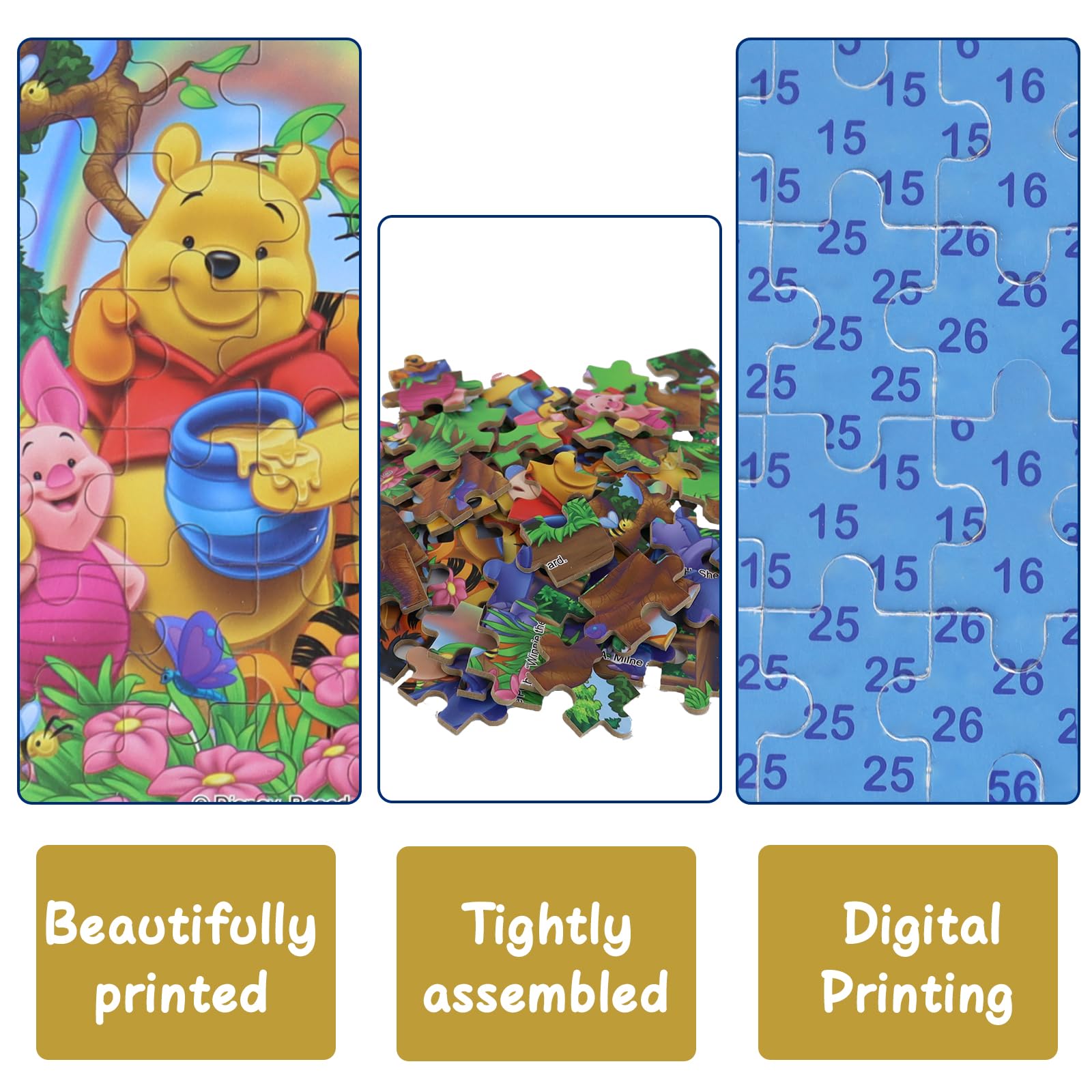 Amazon.com: 60 Piece Jigsaw Puzzles for Kids Ages 4-8 Bear Animal